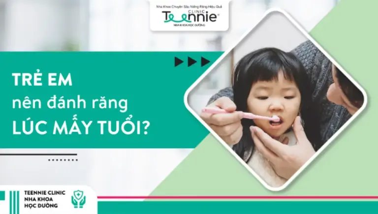 Trẻ em nên đánh răng lúc mấy tuổi?